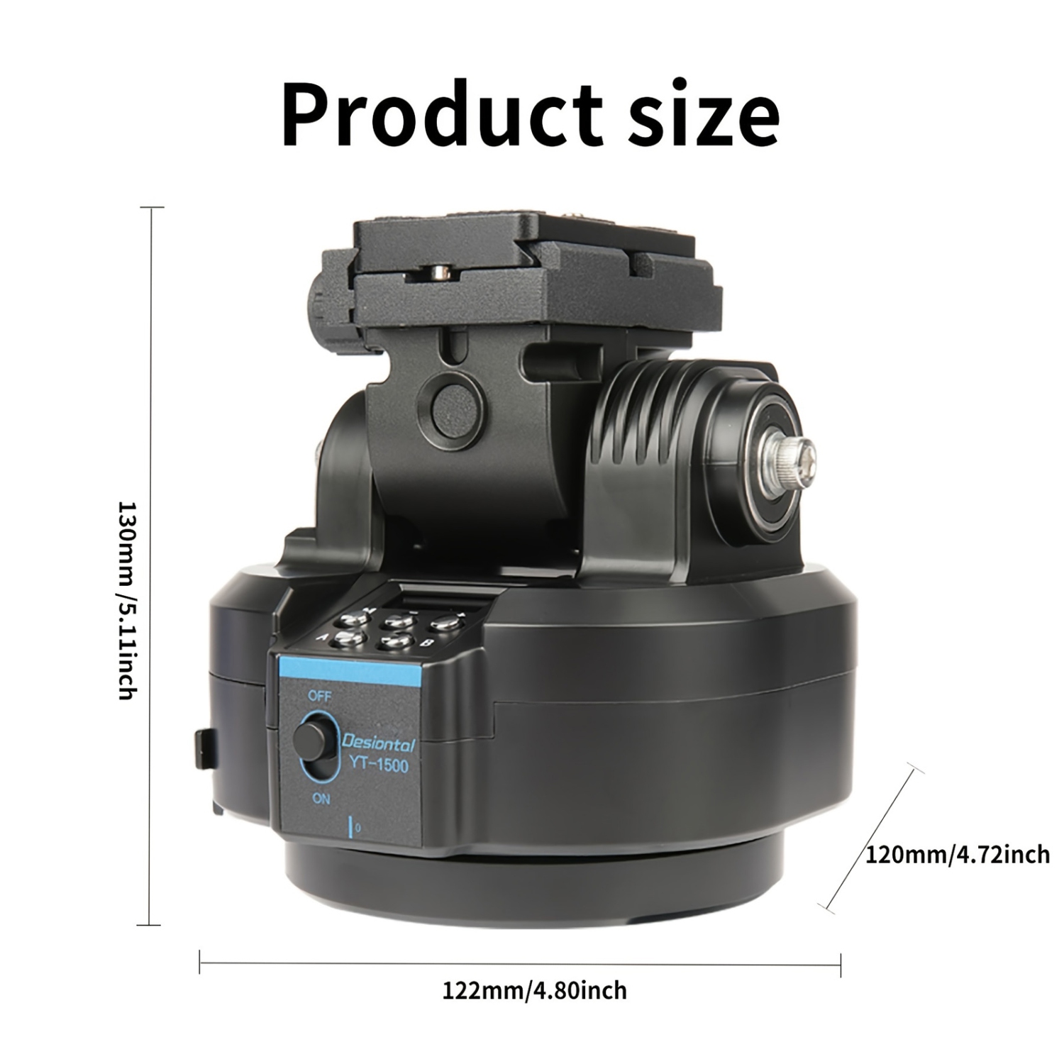 YT-1500 Camera Electric Cloud Platform Mobile Phone Camera Panoramic Stabilizer