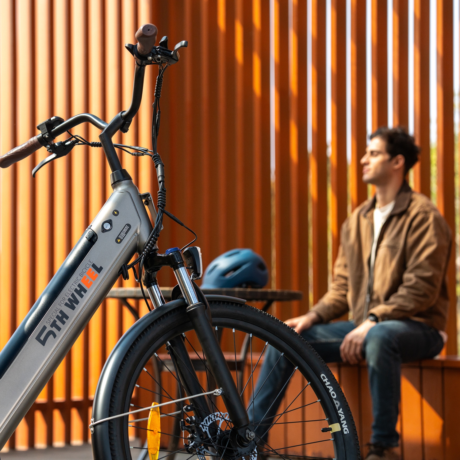 5TH WHEEL Electric Bike for Adult with 350W Motor, 26" EBike with 36V 10.4Ah Removable Battery Ebike, Electric Bicycle with 7 Speed