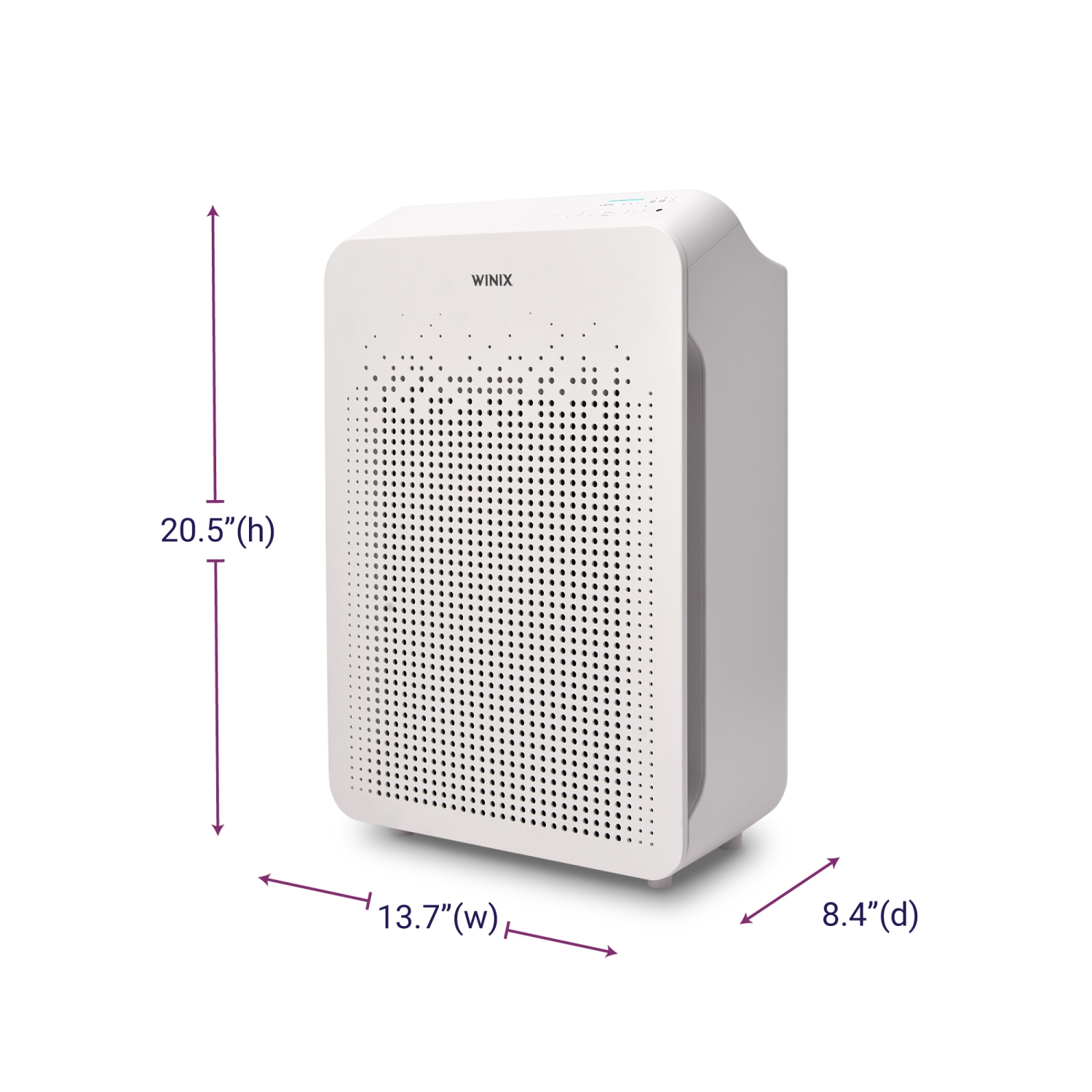 Refurbished - WINIX C545 Air Purifier - Large Room Up tp 1740 Ft² in 1 Hr, Air Quality Monitor, True HEPA, Carbon Filter, Auto Mode, Capture Pet
