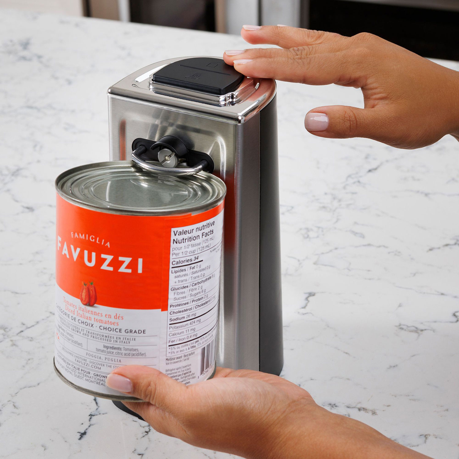 Kenmore Smooth-Edge Electric Automatic Can Opener - Stainless Steel