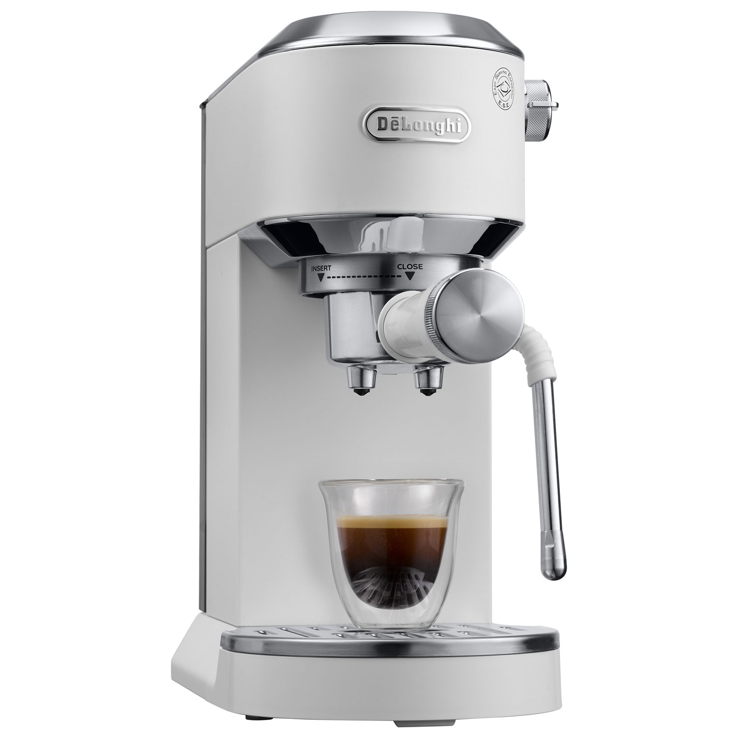 De'Longhi Dedica Duo Manual Espresso Machine - White