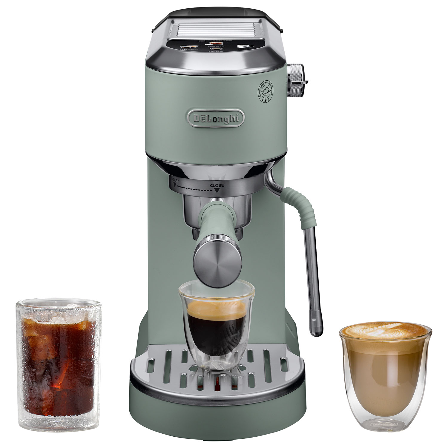 De'Longhi Dedica Duo Manual Espresso Machine - Green