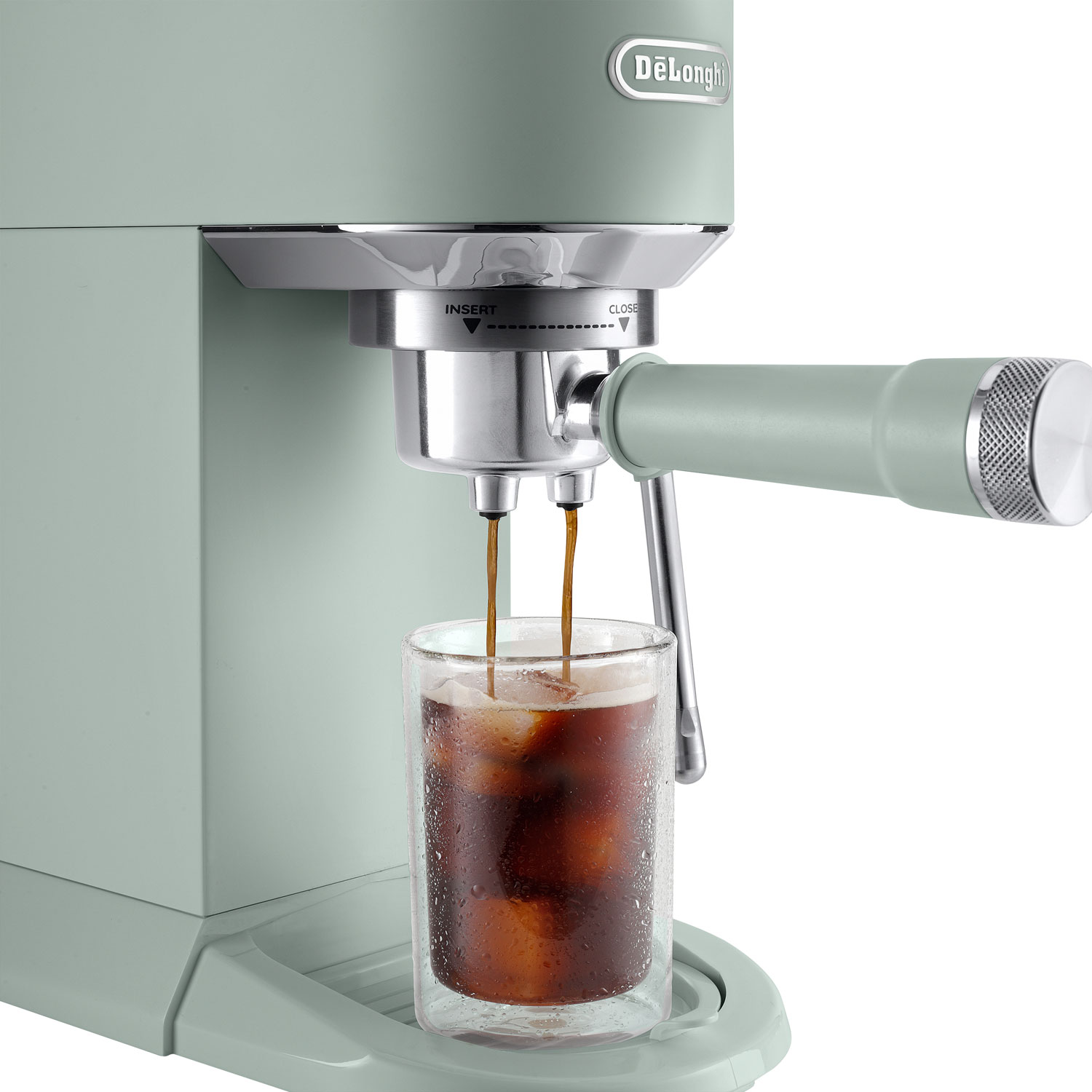 De'Longhi Dedica Duo Manual Espresso Machine - Green