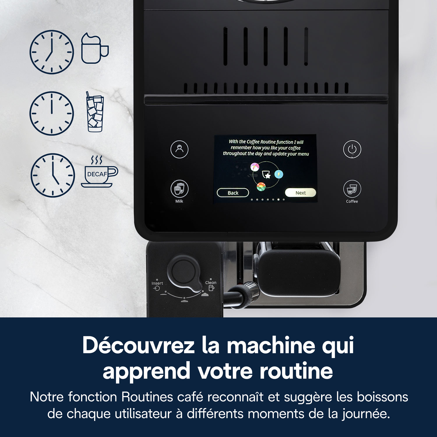 De'Longhi Rivelia Automatic Espresso Machine - Black