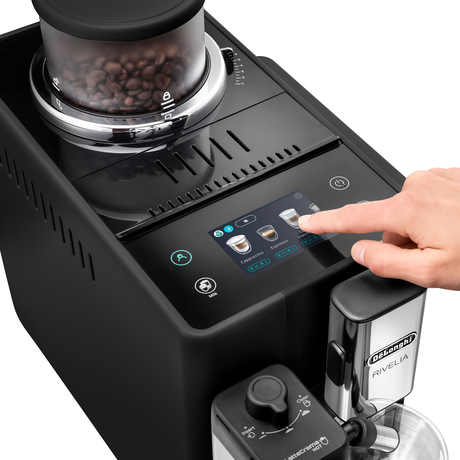 De'Longhi Rivelia Automatic Espresso Machine - Black