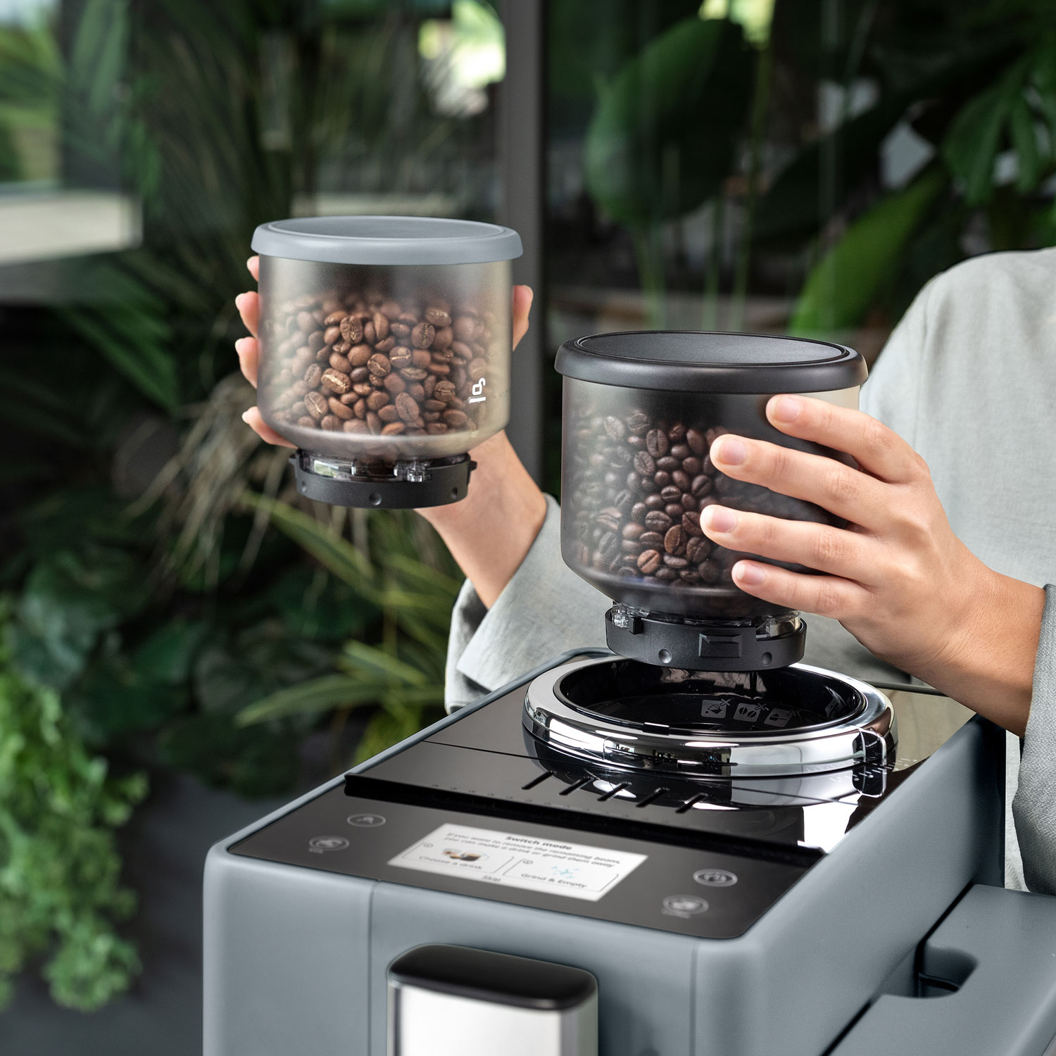 De'Longhi Rivelia Automatic Espresso Machine - Grey