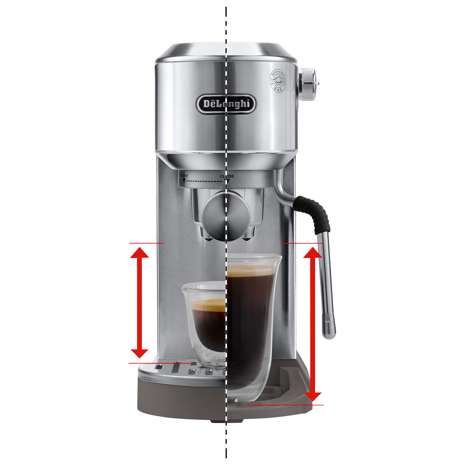 De'Longhi Dedica Duo Manual Espresso Machine - Stainless Steel