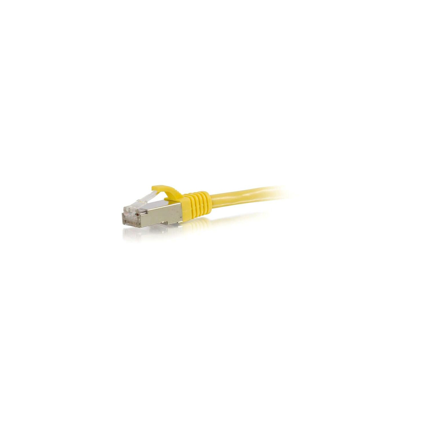 C2G 2ft Cat6 Snagless Shielded Ethernet Network Patch Cable - Yellow (00860)