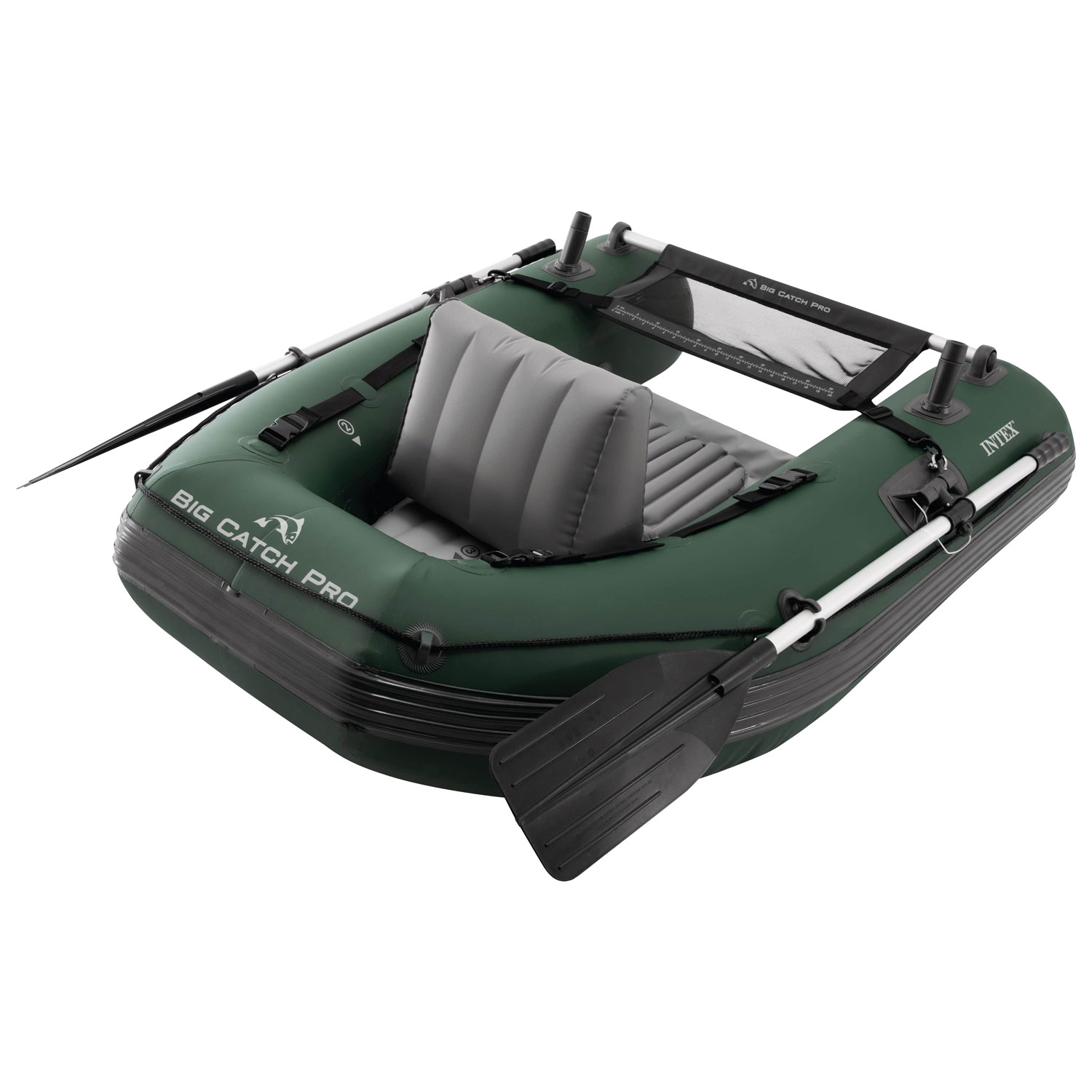 Intex Big Catch1-Person Fishing Inflatable Tube with Oars