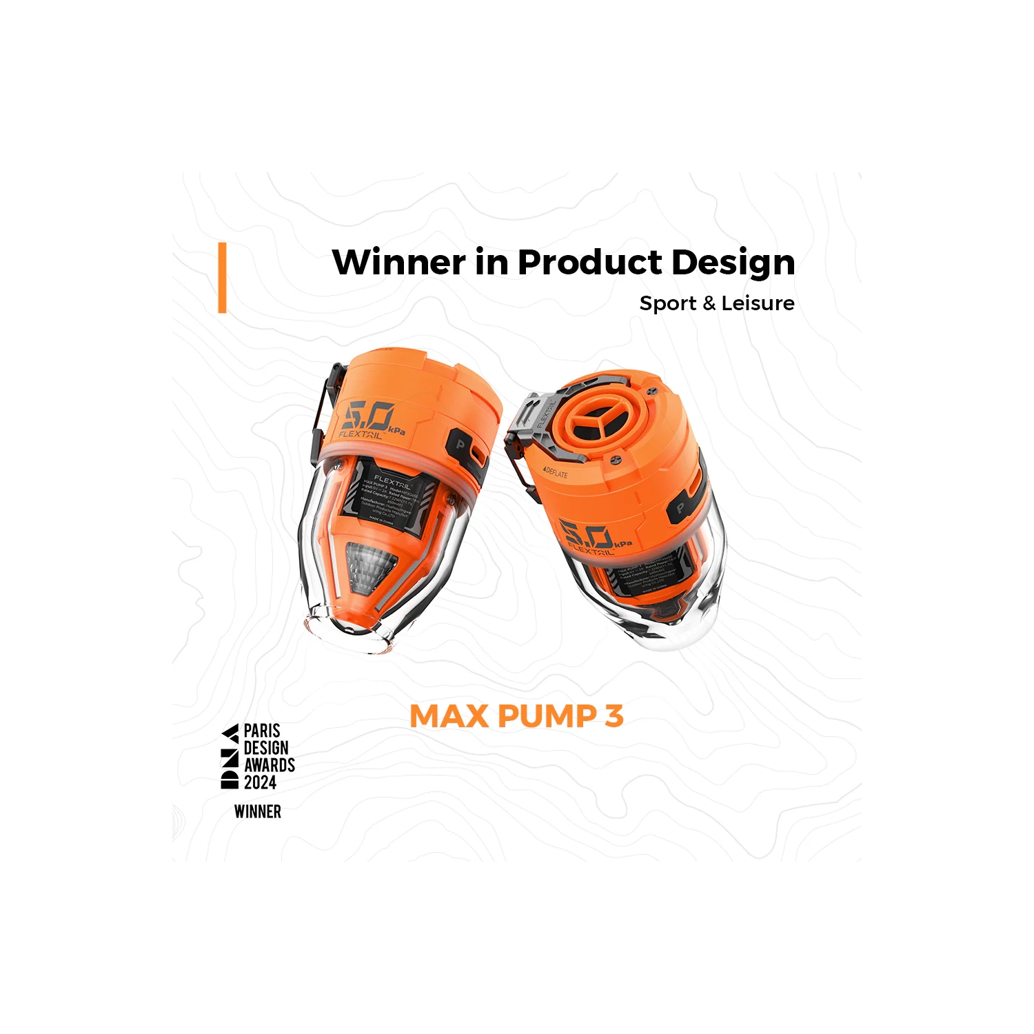 MAX PUMP 3 - High Speed 2-in-1 Rechargeable Air Pump