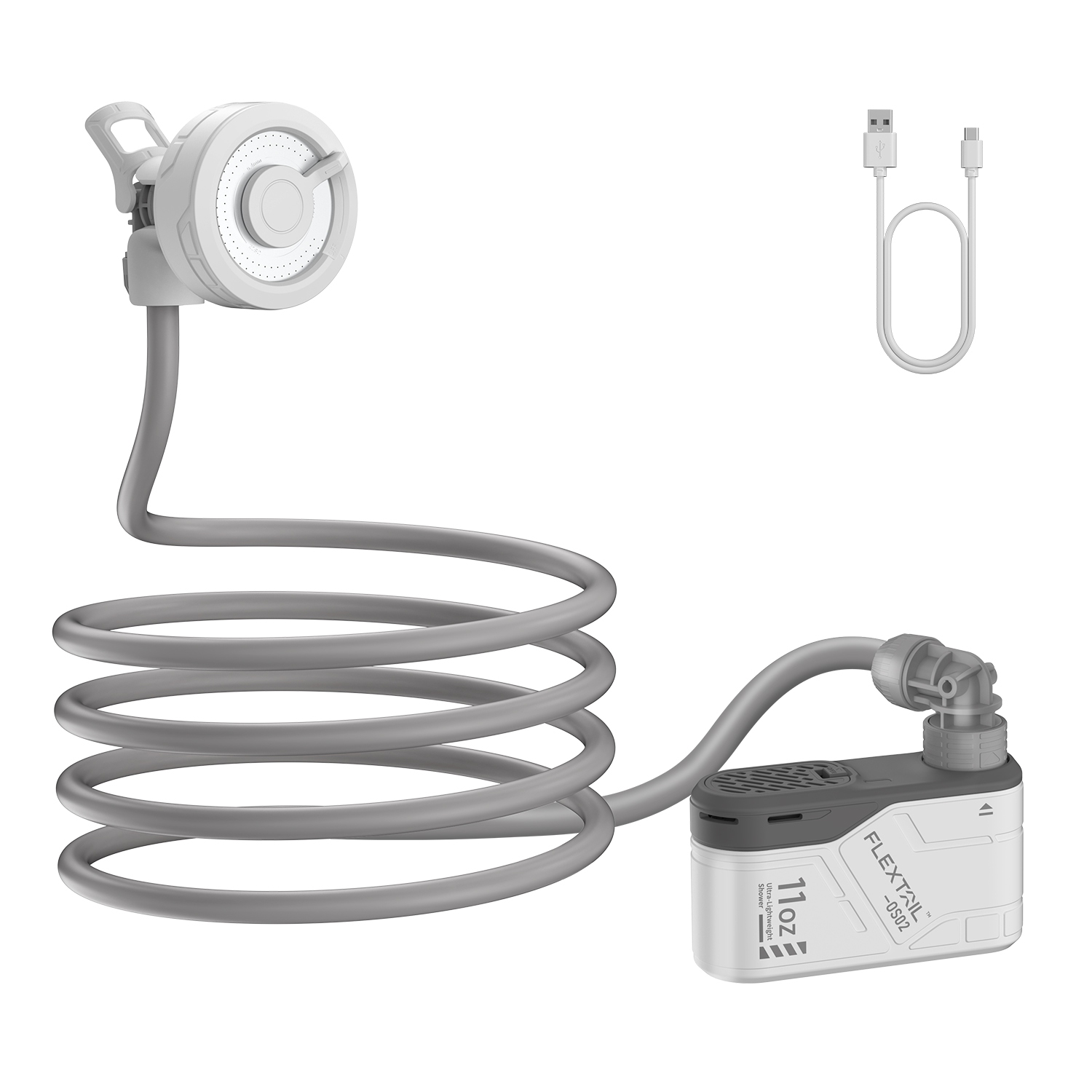 MAX Shower - Portable Shower for Camping, Rechargeable Outdoor Camping Shower, Portable Shower Pump for Hiking, Car wash, Pet Cleaning, Beach Vaca