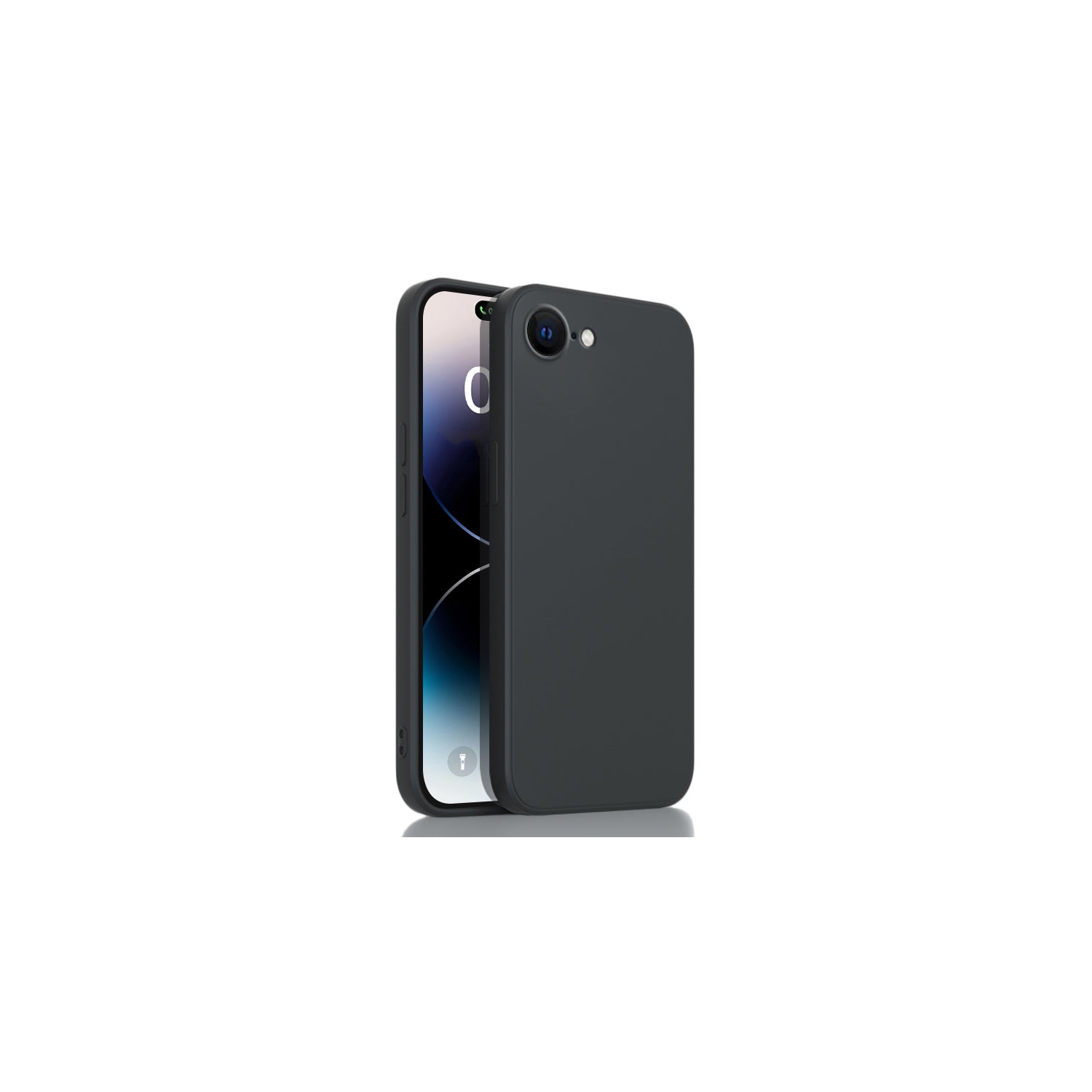 PANDACO Soft Shell Matte Black Case for iPhone 16e