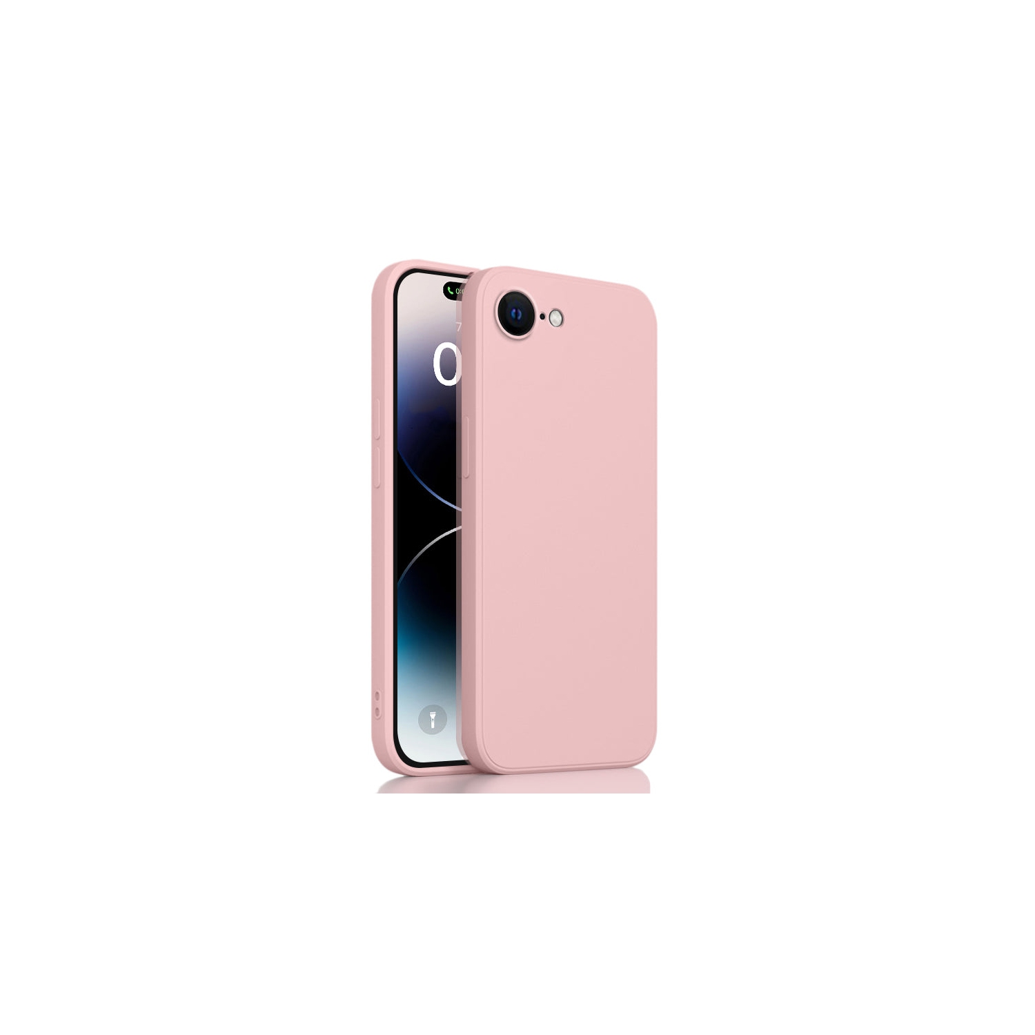 PANDACO Soft Shell Matte Pink Case for iPhone 16e