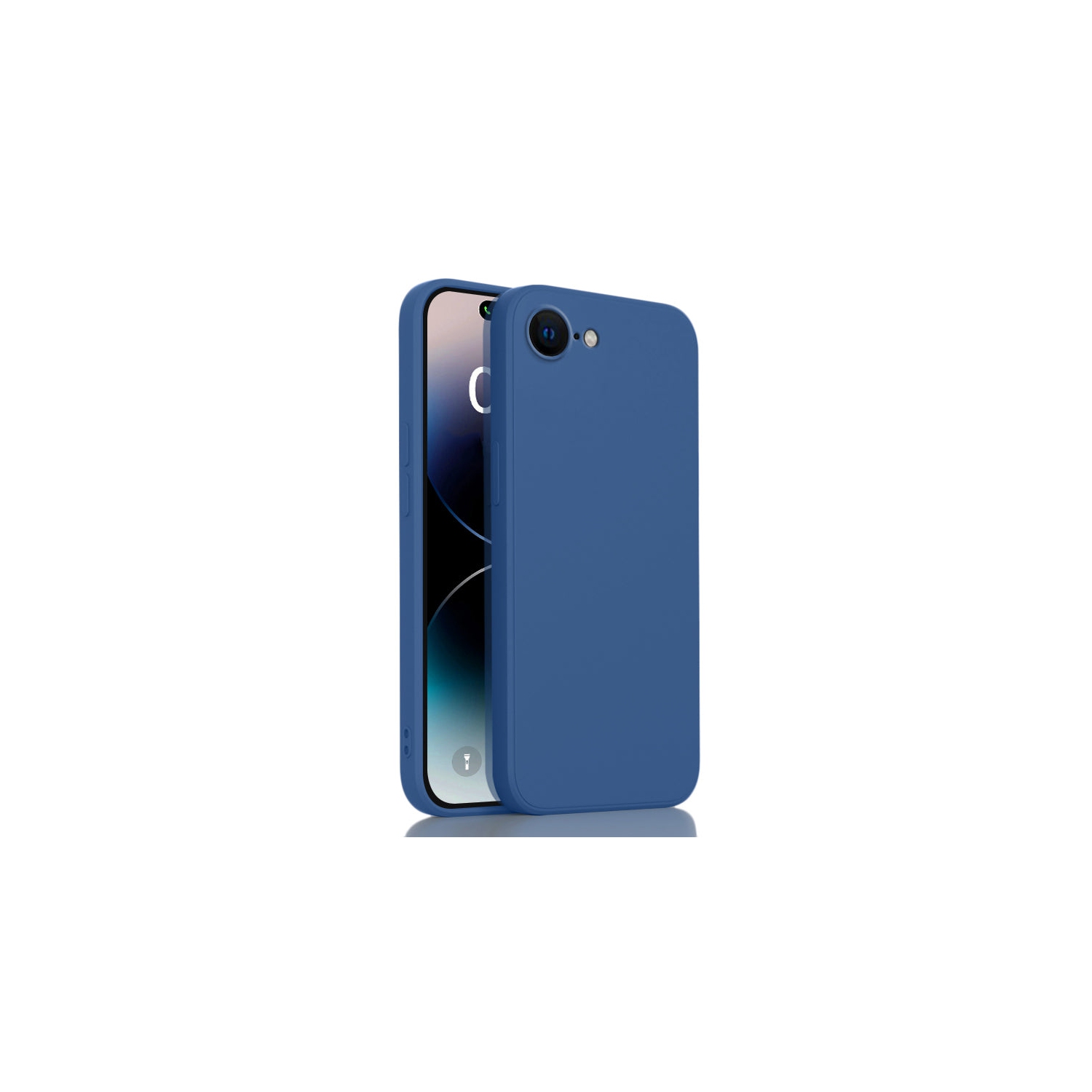 PANDACO Soft Shell Matte Navy Case for iPhone 16e