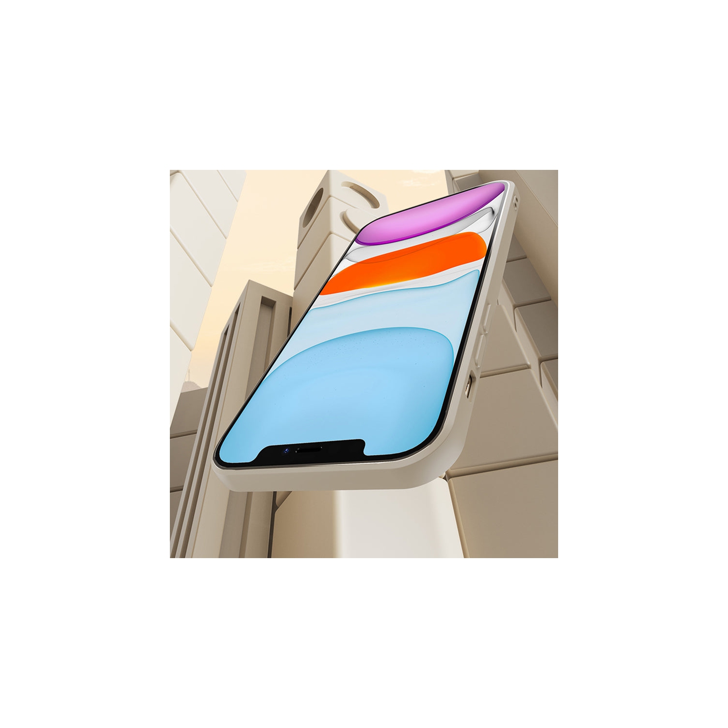 PANDACO Soft Shell Matte Navy Case for iPhone 16e