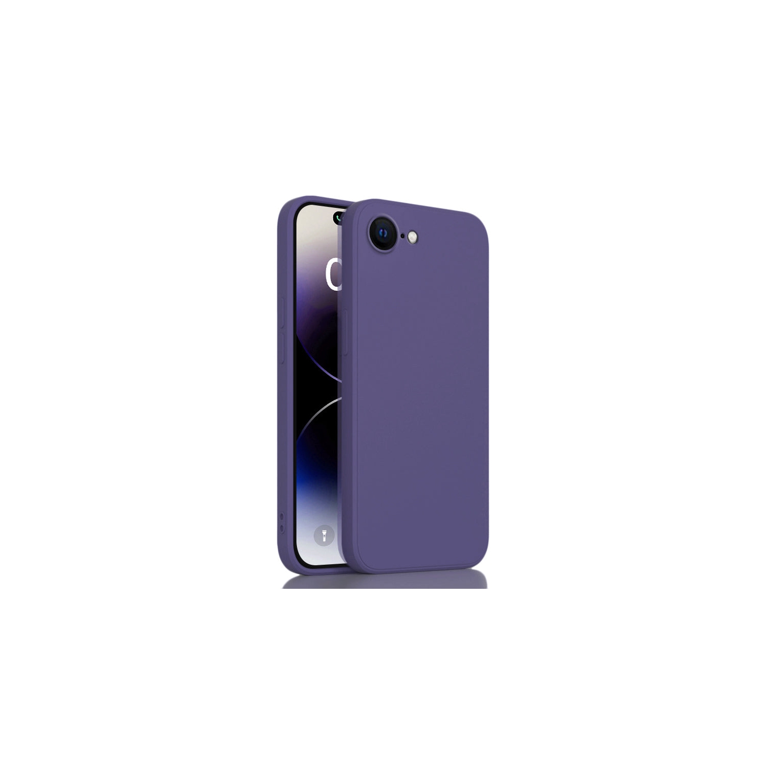 PANDACO Soft Shell Matte Violet Case for iPhone 16e
