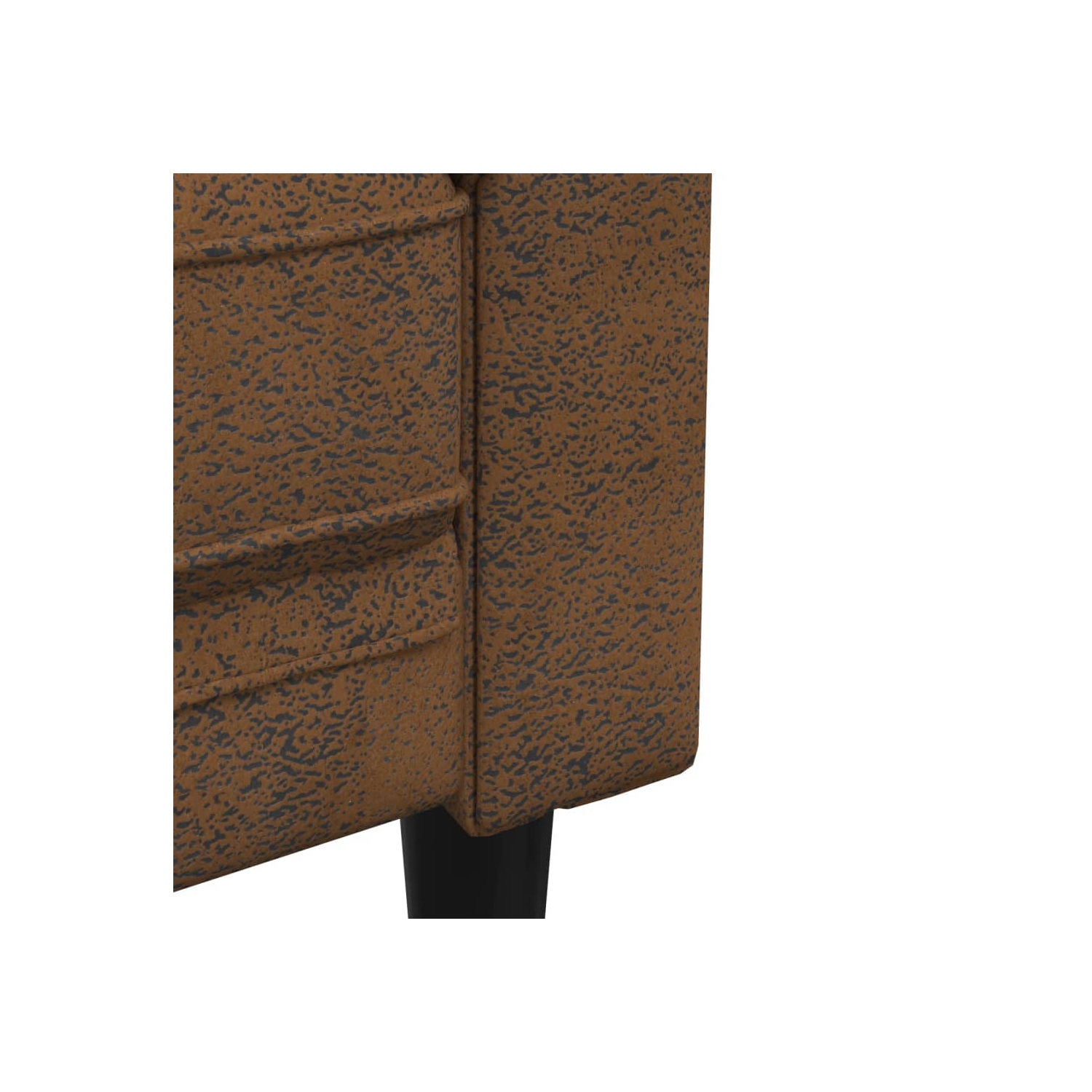 vidaXL 2 Piece Sofa Set Brown Fabric