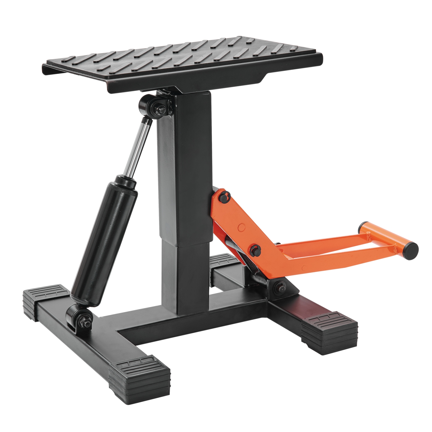 VEVOR Dirt Bike Lift Stand, Motorcycle Jack Lift Stand 440 lbs Capacity and Hydraulic Lift Operation, Adjustable Height Hoist Table, for Dirt Pit