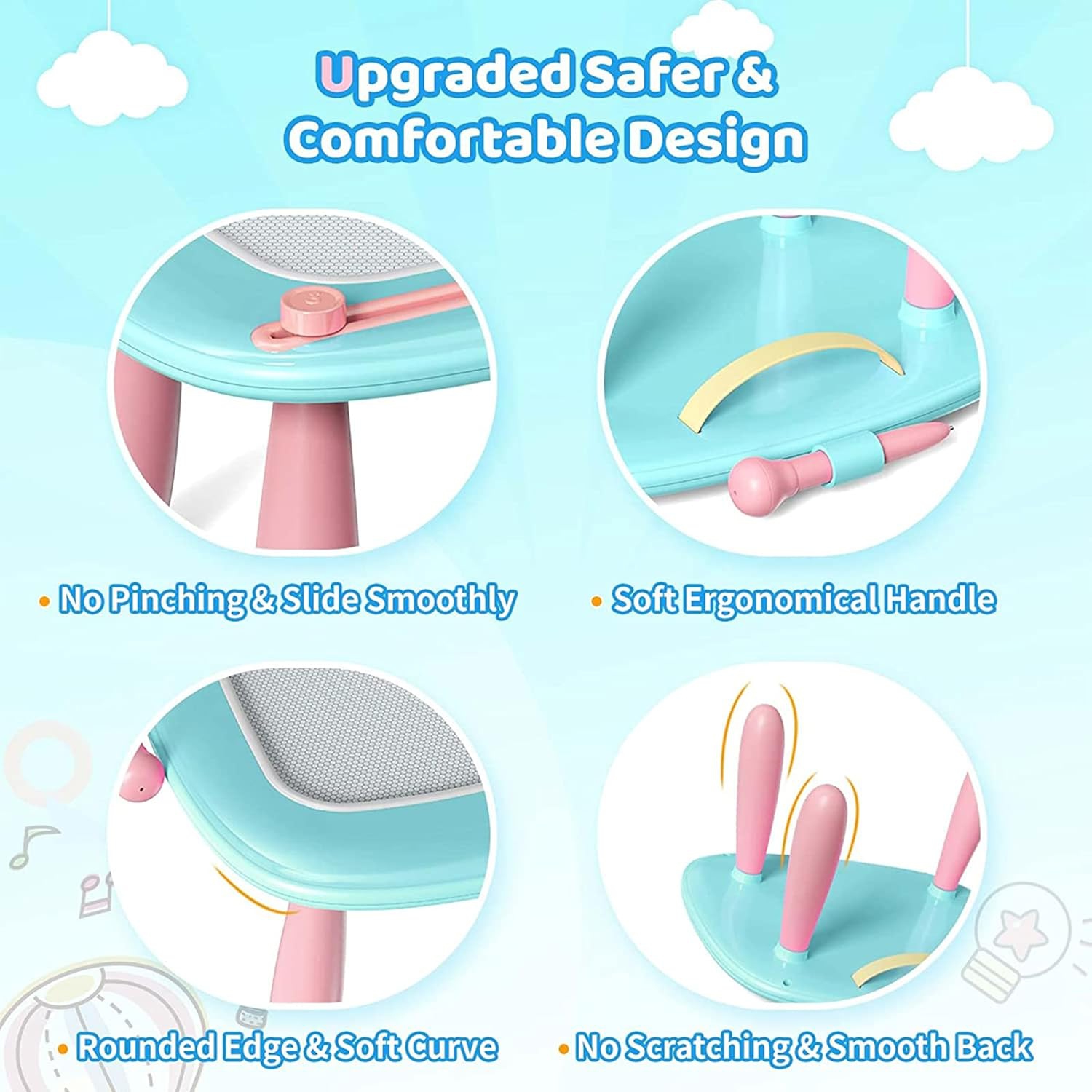 Magnetic Drawing Board, Kids Toys for 1-3 Year Old Boy Girl Birthday Gifts Doodle Board for Preschool Learning, Educational Erasable Sketching Pad