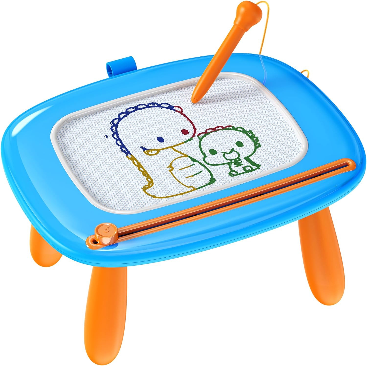 Toys Gift for 1 2 Year Old Toddler Boy Girl, Magnetic Drawing Board for Preschool Learning and Educational Toys, Doodle Board for Baby Kids, Blue