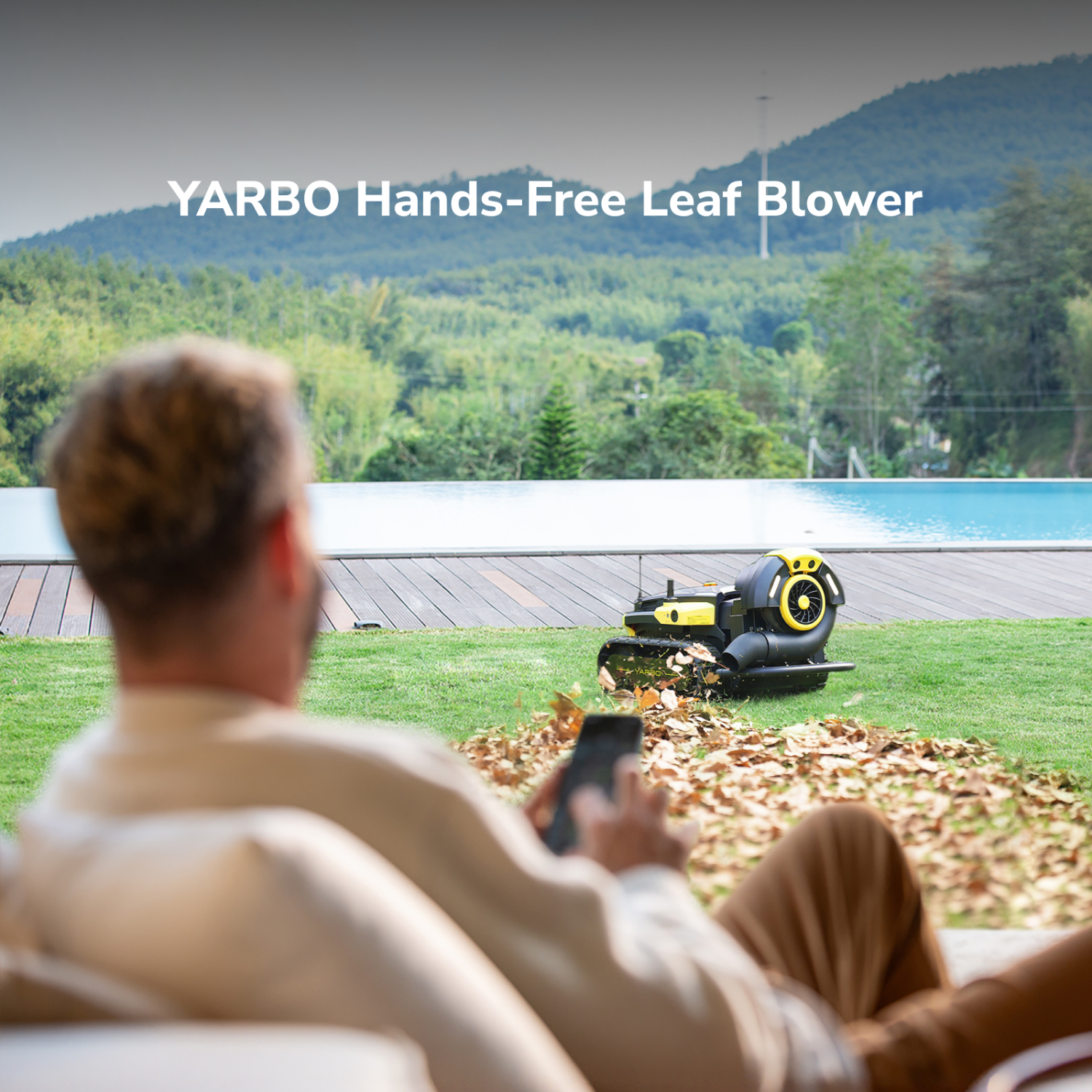 YARBO 4-in-1 Modular Robotics Lawn Mower, Snow Blower & Blower with AI Multi-Zone Mapping, RTK Navigation & Auto-Charging