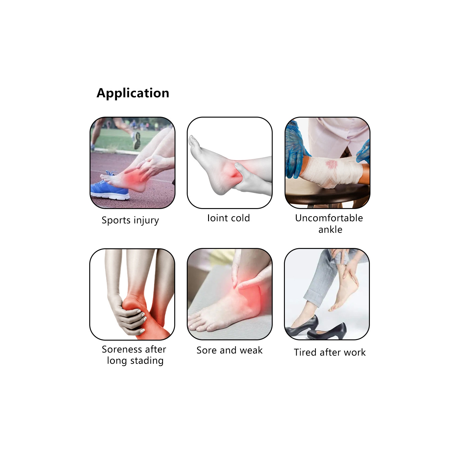 1PCS Red Light Therapy Foot Ankle Strap,660nm & 850nm Light Therapy for Feet Leg Wrist Pain Relief,Red Light Wrap Infrared Lamp Pad