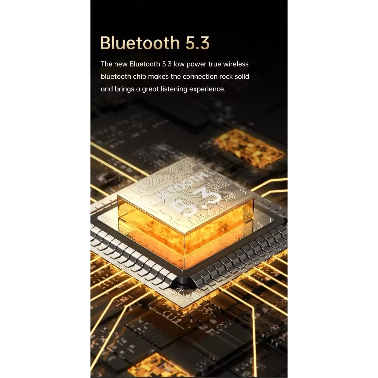 Écouteurs boutons sans fil Bluetooth à suppression active du bruit à faible latence avec suppression active du bruit et écran tactile intelligent