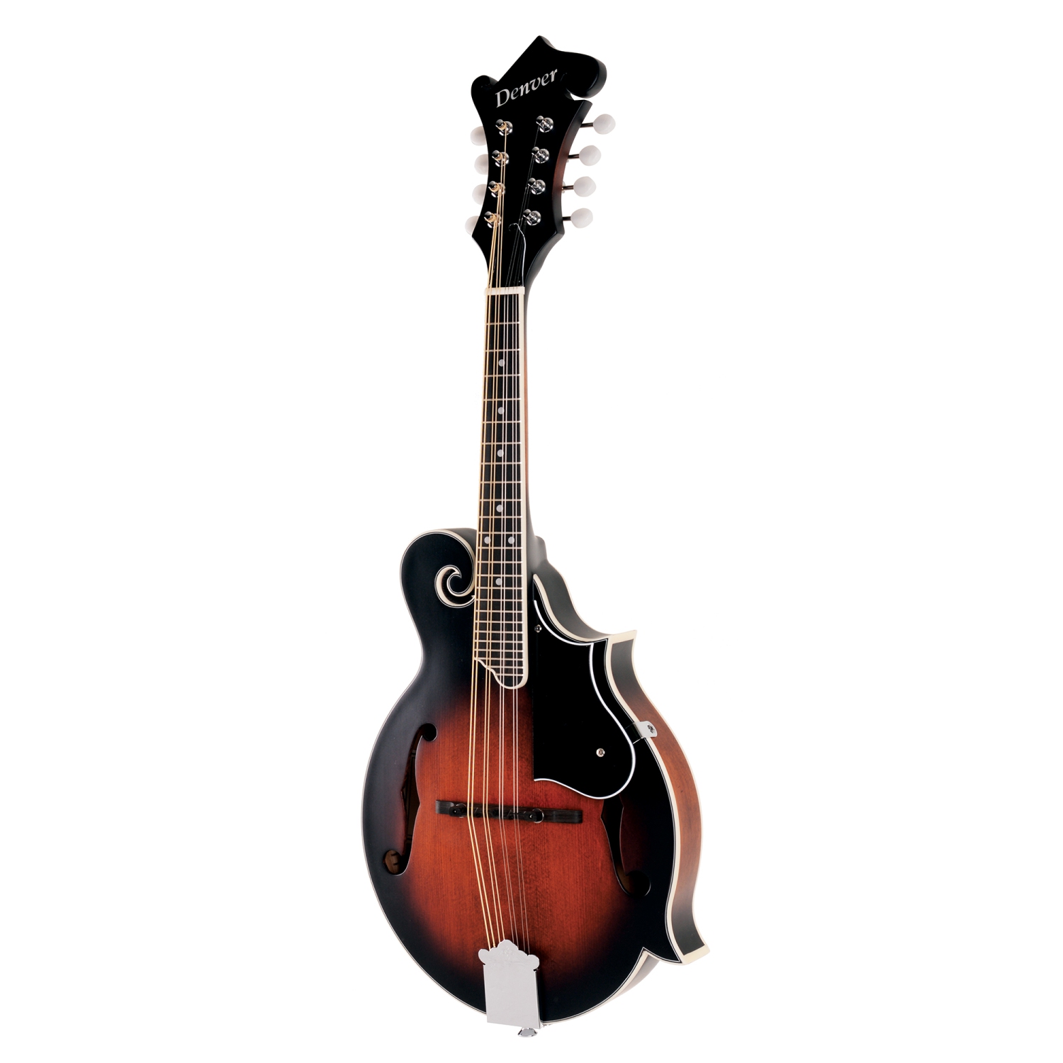 Mandoline de style F avec sac de rangement Denver – Satin rétro fumé