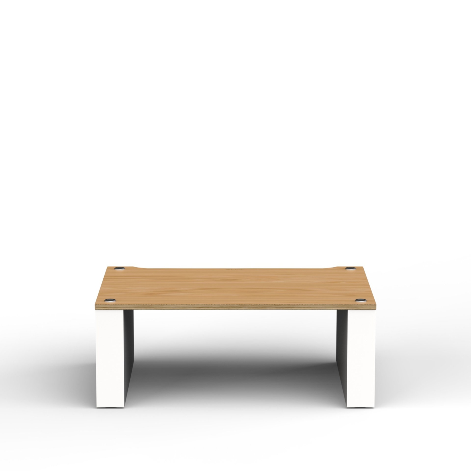 BLOK Stax 2G - 220 Shelf Component - Satin White/Natural Ash