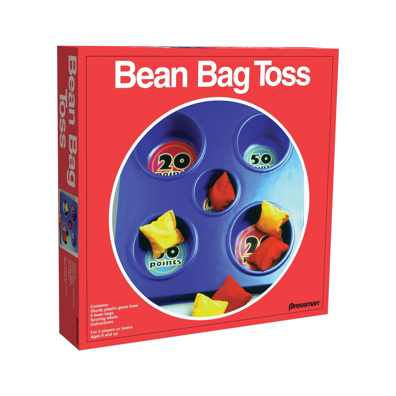 Pressman Toys Snakes & Ladders Game, Bean Bag Toss