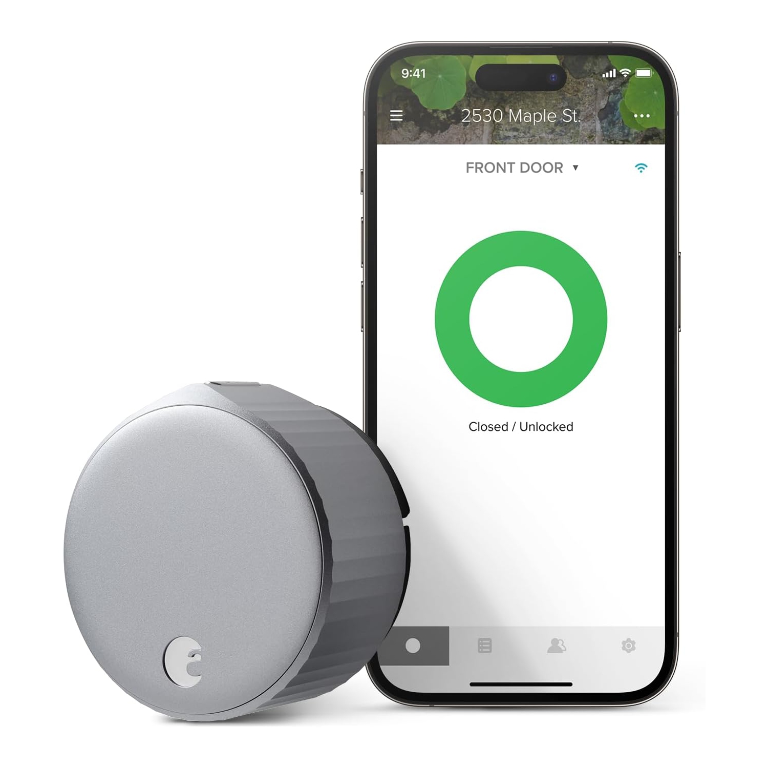 August Wi-Fi Smart Lock - Silver