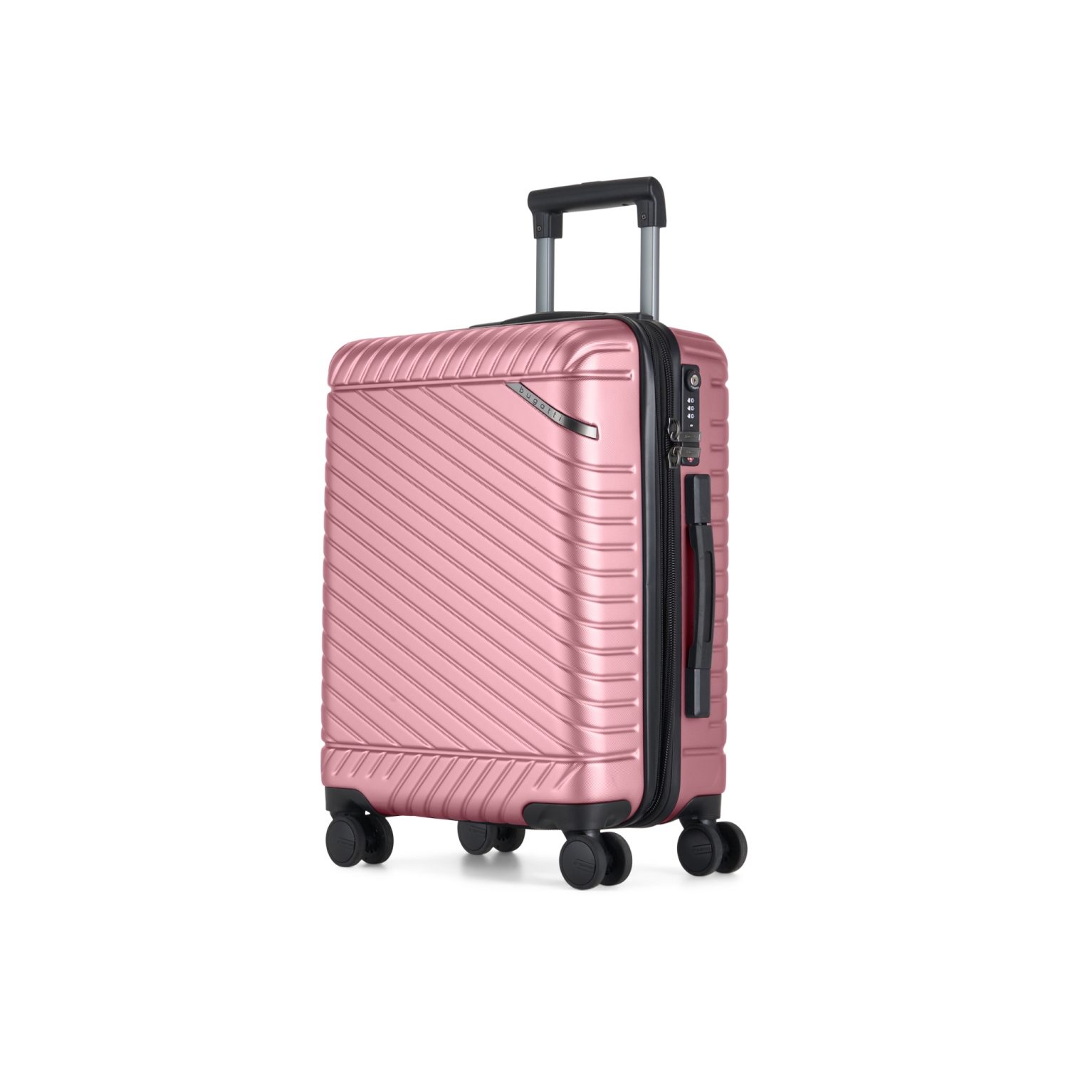 Bugatti - Oslo 3 Piece Hardside Luggage Set with Expansion - Pink