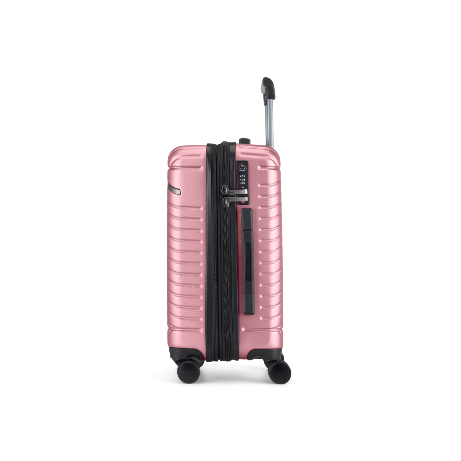 Bugatti - Oslo 3 Piece Hardside Luggage Set with Expansion - Pink