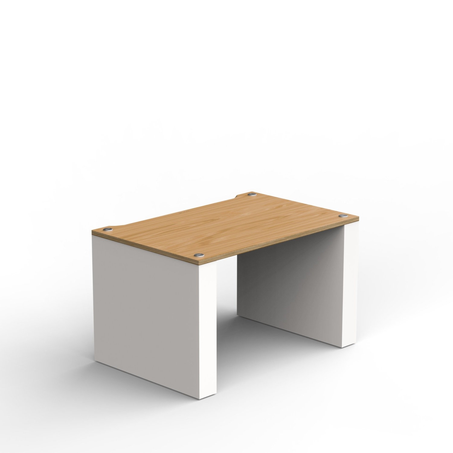 BLOK Stax 2G - LP Shelf Component - Satin White/Natural Ash