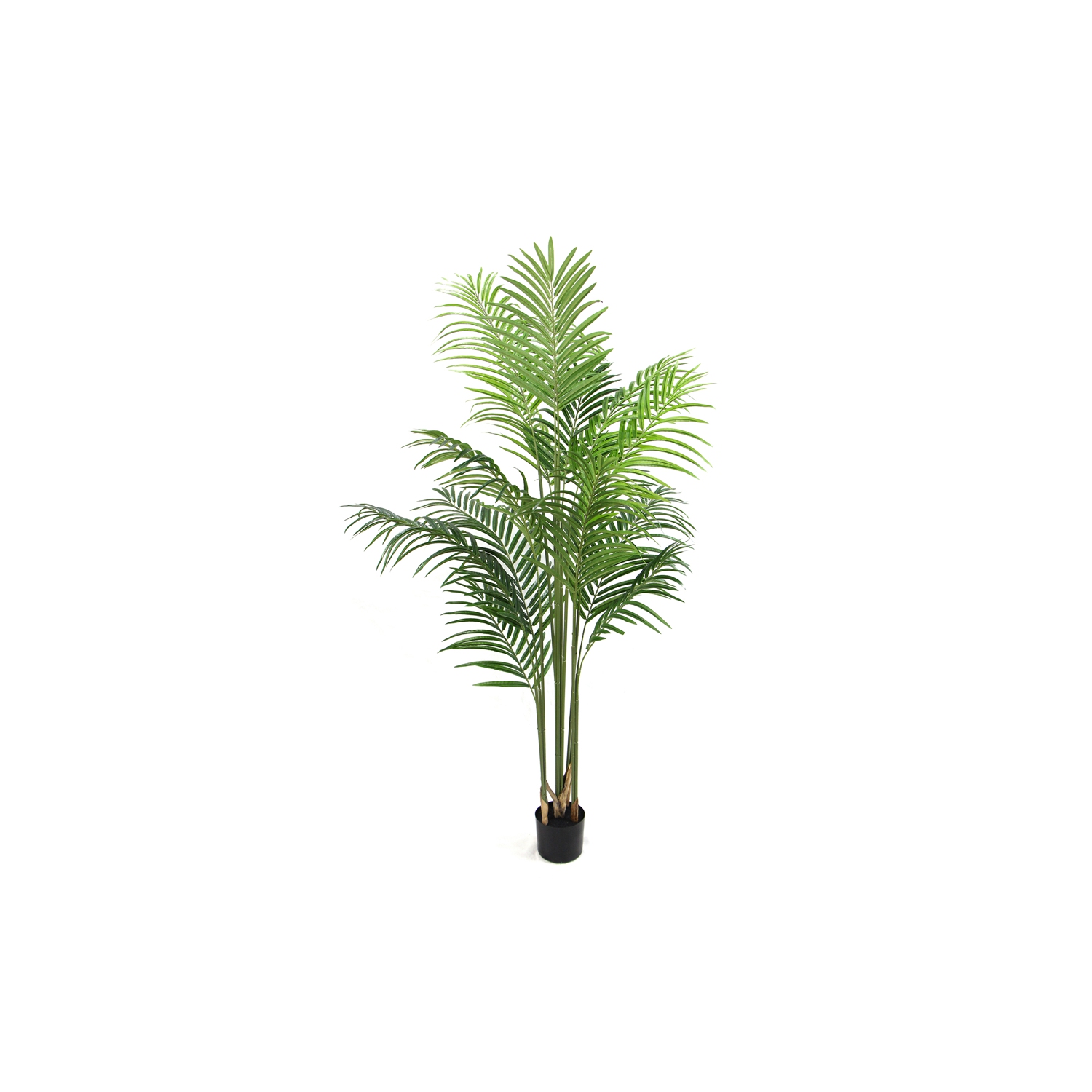 160cm Realistic Artificial palm Tree – 15 Leaves – Tropical Floor Plant with Premium Pot and ultra Natural Touch – Home, Office, Hotel, or Commercial