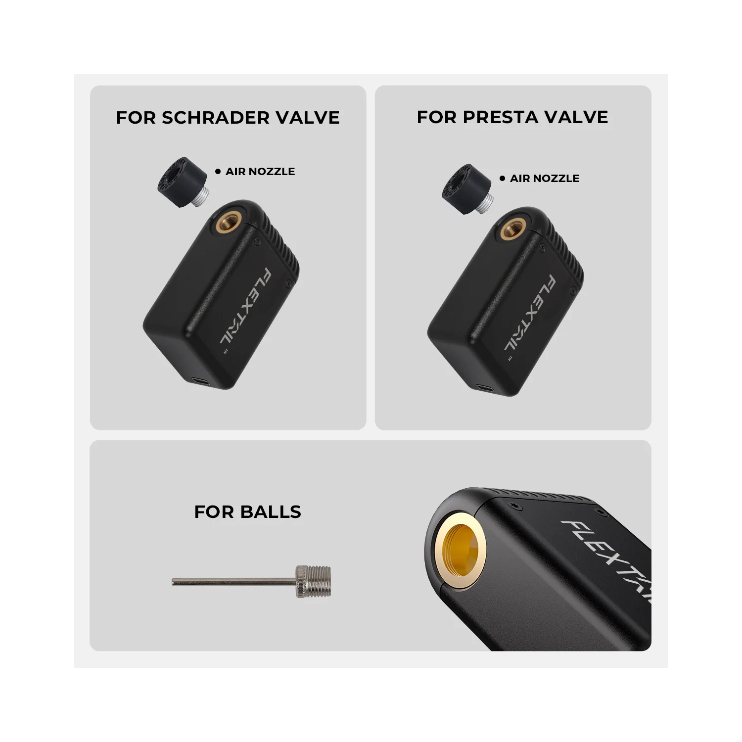 TINY BIKE PUMP - Ultra-Mini 100PSI Rechargeable Bicycle Pump