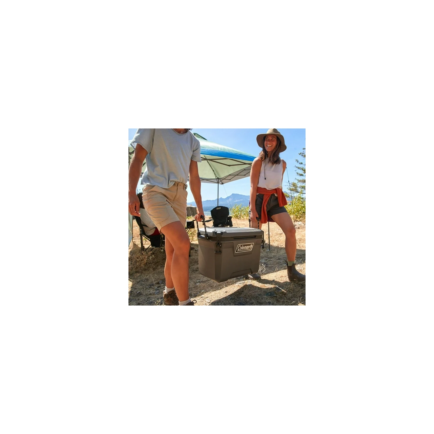 Coleman -- 55 Qt Convoy Cooler - Dark Storm