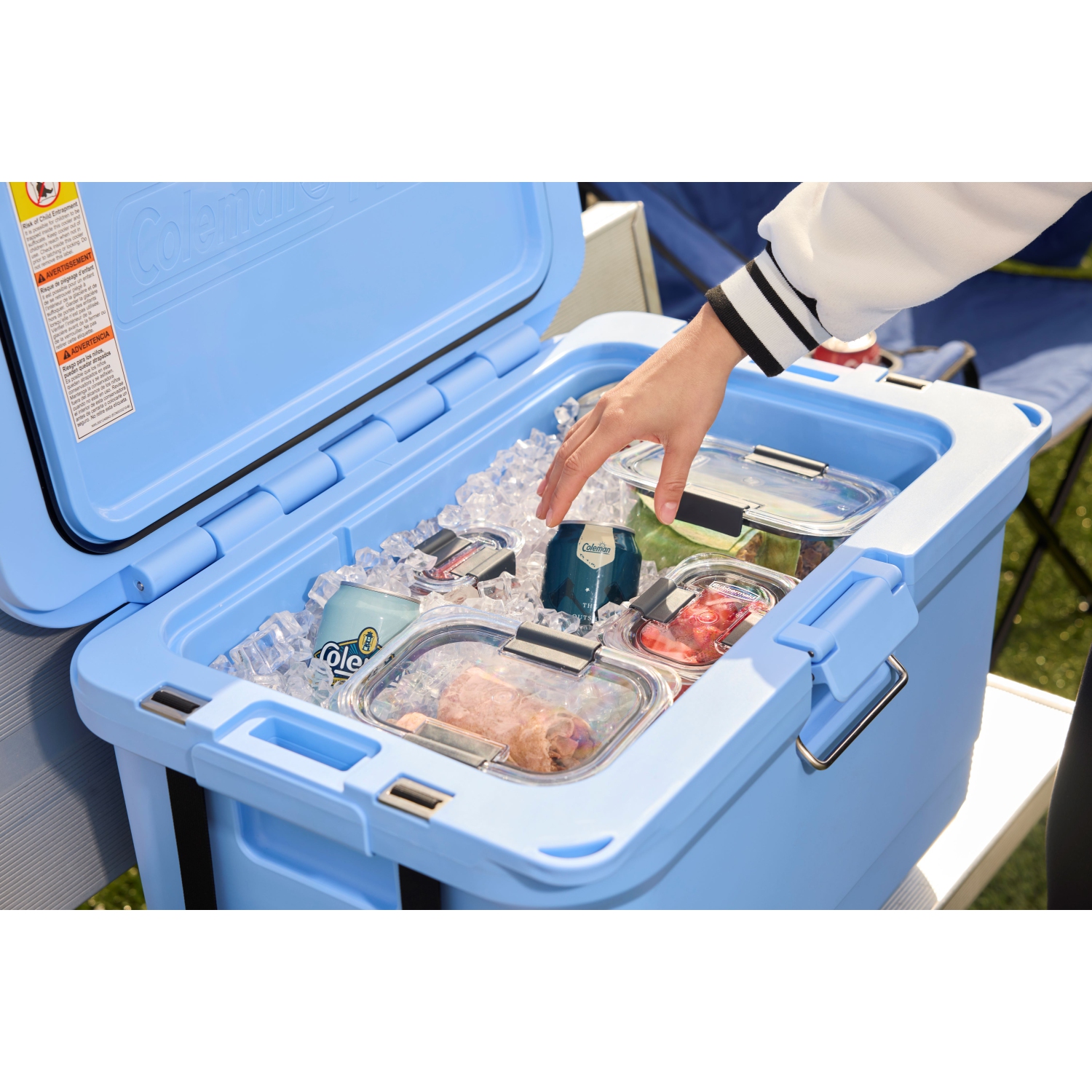 Coleman – Glacière Pro de 55 pte – Bleu ciel
