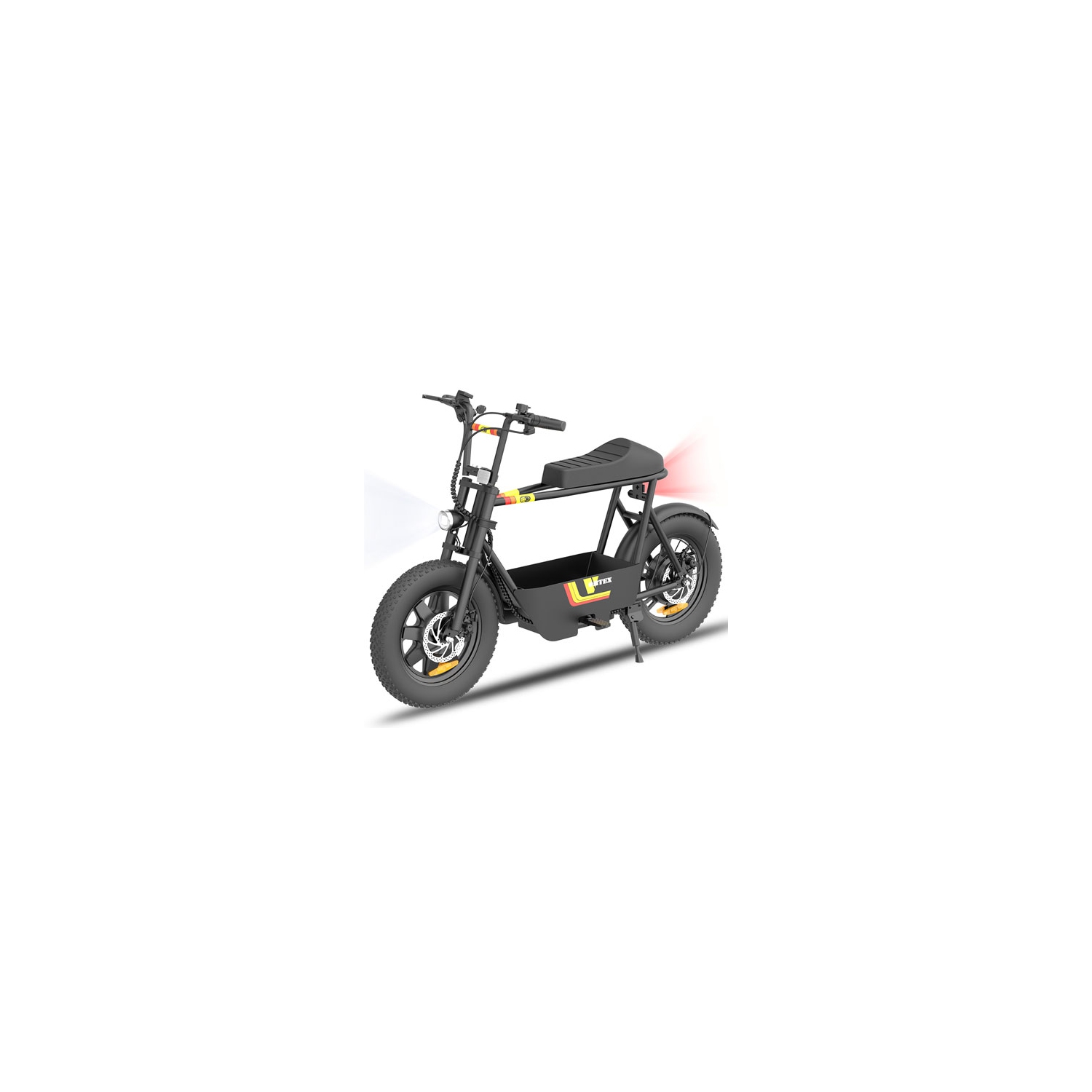 Gyrocopters Vortex Electric Scooter with Seat | UL2272 Safe | 470W Peak Motor 16*3 Inch Wear Resistant Fat Tires | Speed Upto 32km/h | Range Upto