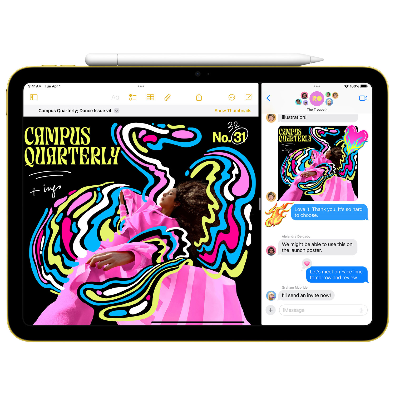 iPad A16 10,9 po 128 Go Wi-Fi 6 et 5G d'Apple avec Rogers - Argenté - Financement mensuel