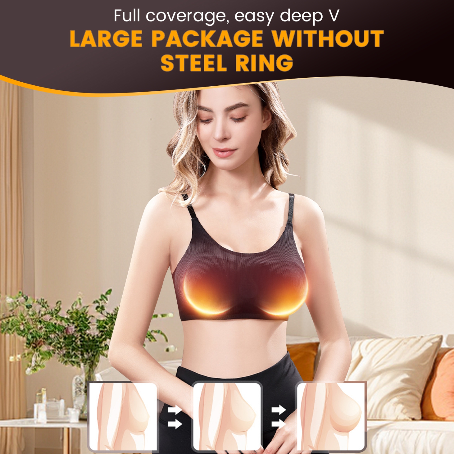 Massage électrique des seins, massage des seins, instrument de compression à chaud, massage intelligent des seins