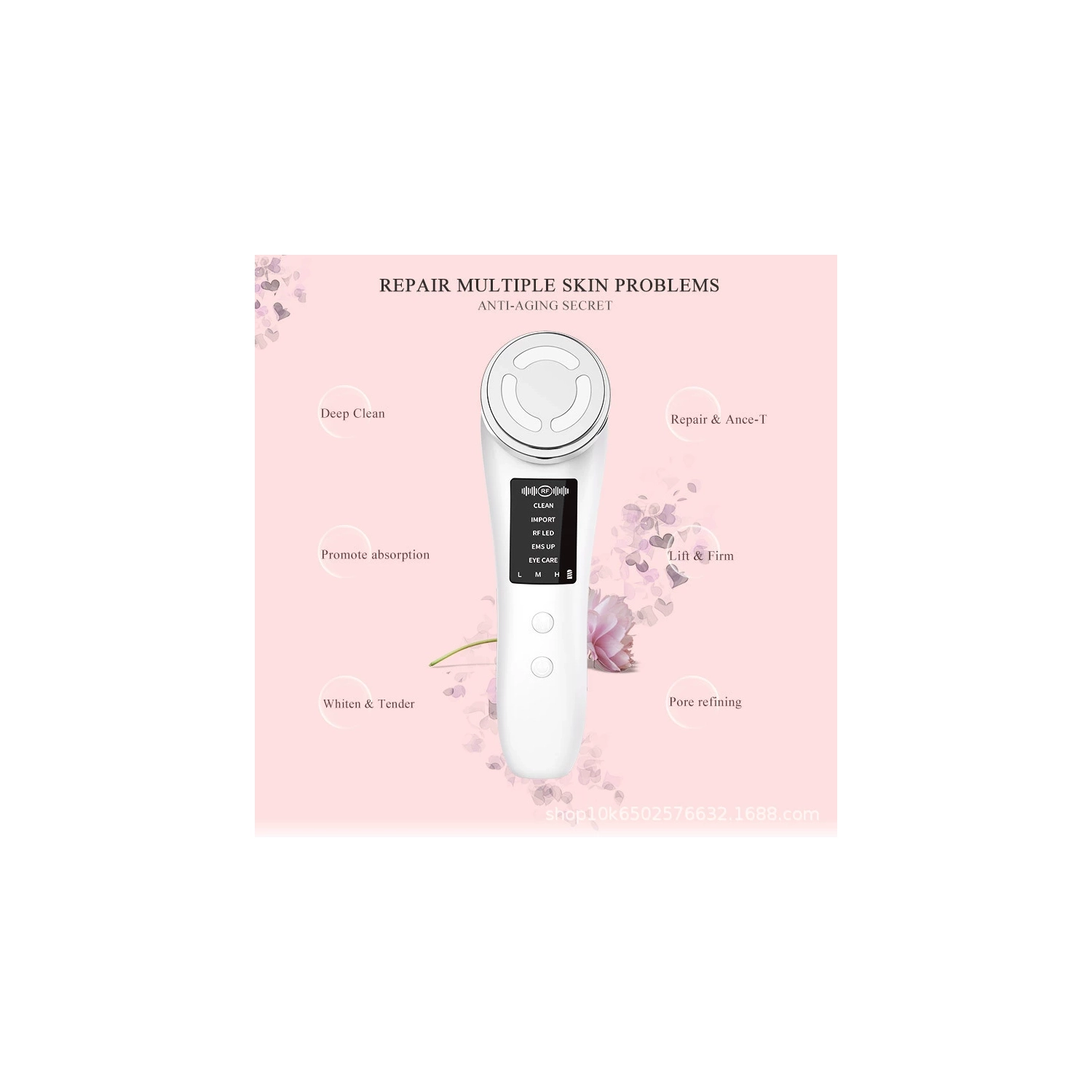 Five-Mode Micro-Current Skin Rejuvenation Device, Facial Massager, Essence Infusion Device
