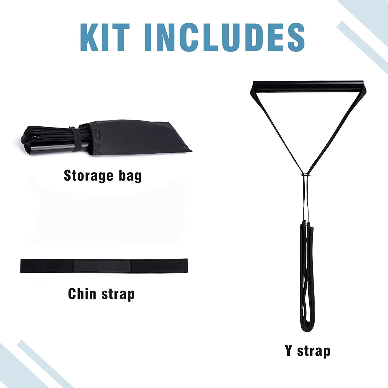 Cervical Traction Device, Chiropractic Stress Relief Tool With Chin Strap