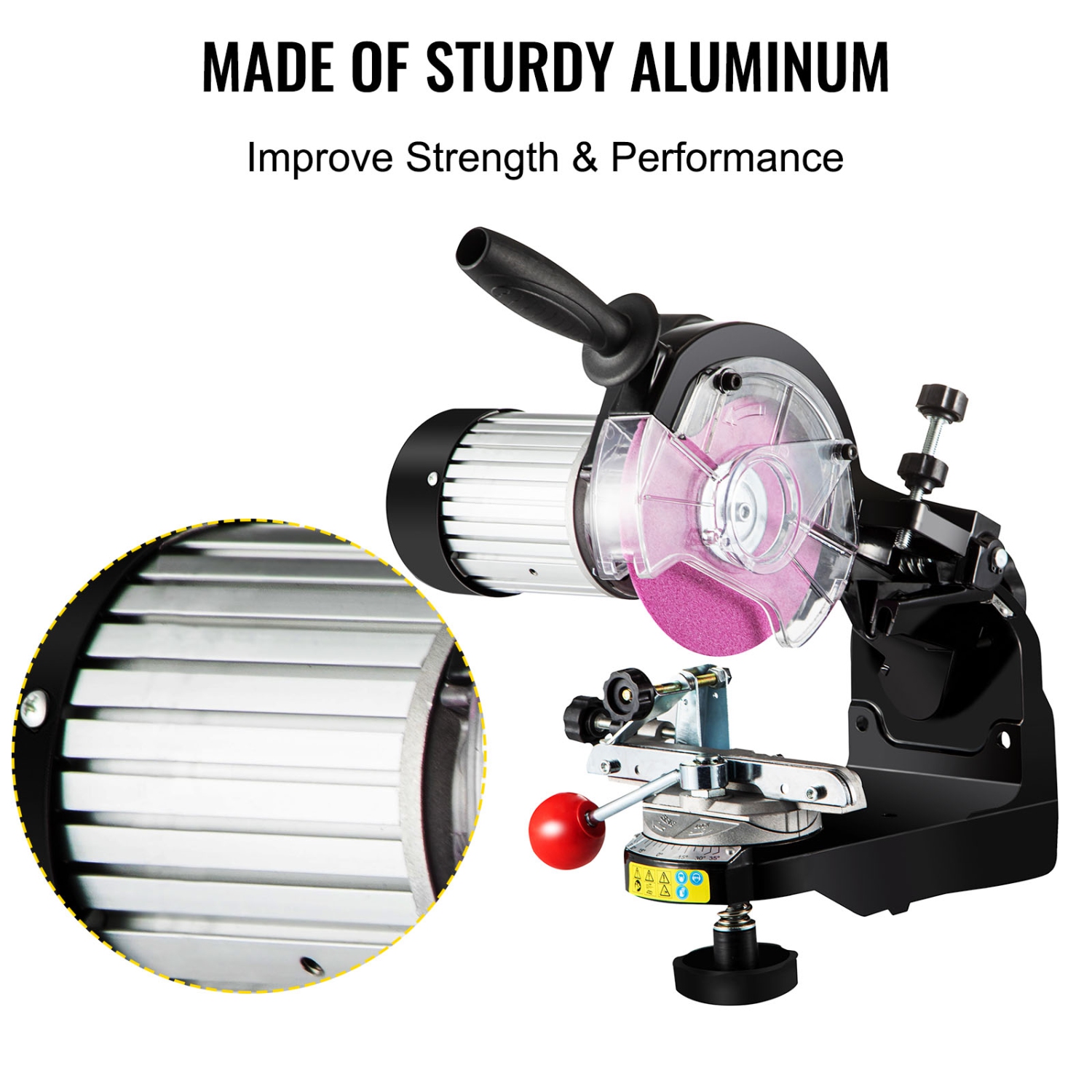 Affûteur de scie à chaîne électrique VEVOR 230&nbsp;W, meuleuse à chaîne professionnelle à angles multiples réglable 3000&nbsp;tr/min, affûteur