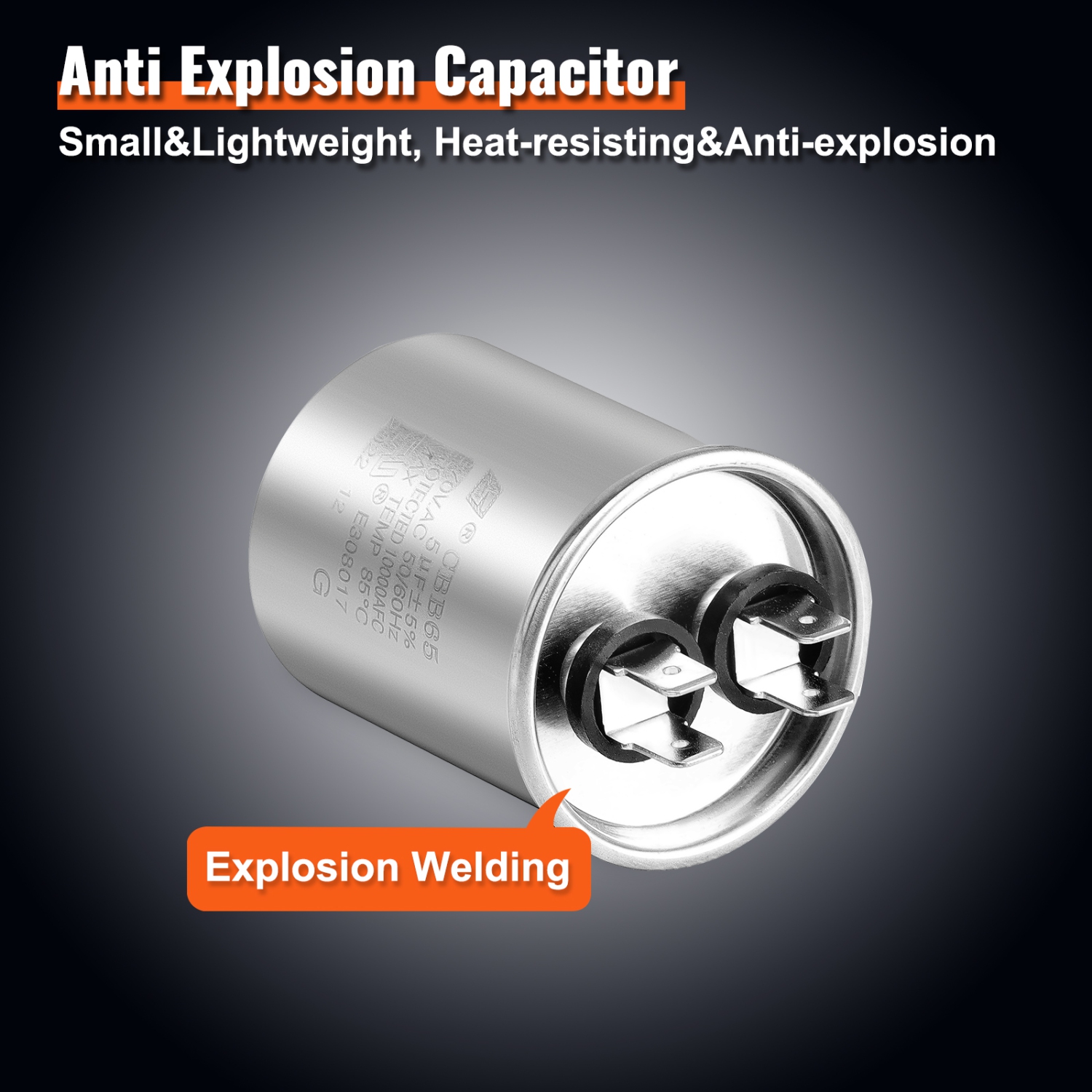 VEVOR K55HXJKL-2918 Condenser Fan Motor, 51-23055-11, 1/5 HP 208-230V, 1075RPM, OEM Standard Upgraded Replacement Condenser Motor Reversible