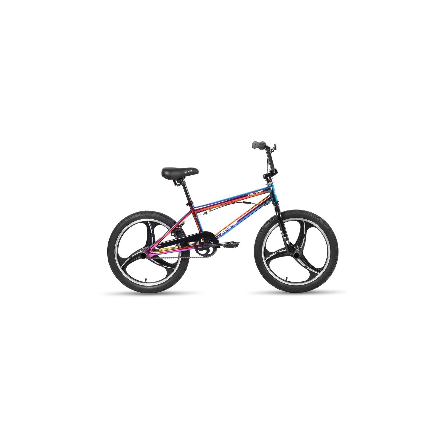 Hiland Redeem BMX pour enfants de 3,0 20 po pour filles de 7 à 12 ans, Rotor Freestyle à 360 degrés, 4 chevilles 3 rayons Mag Wheels BMX Bicycle