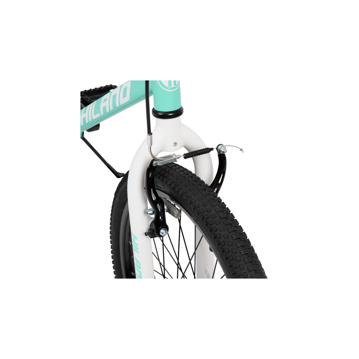 Vélo de montagne pour enfants de 20&nbsp;po Hiland Climber pour enfants de 7-10 à 7 ans, vélo pour garçons, vert menthe