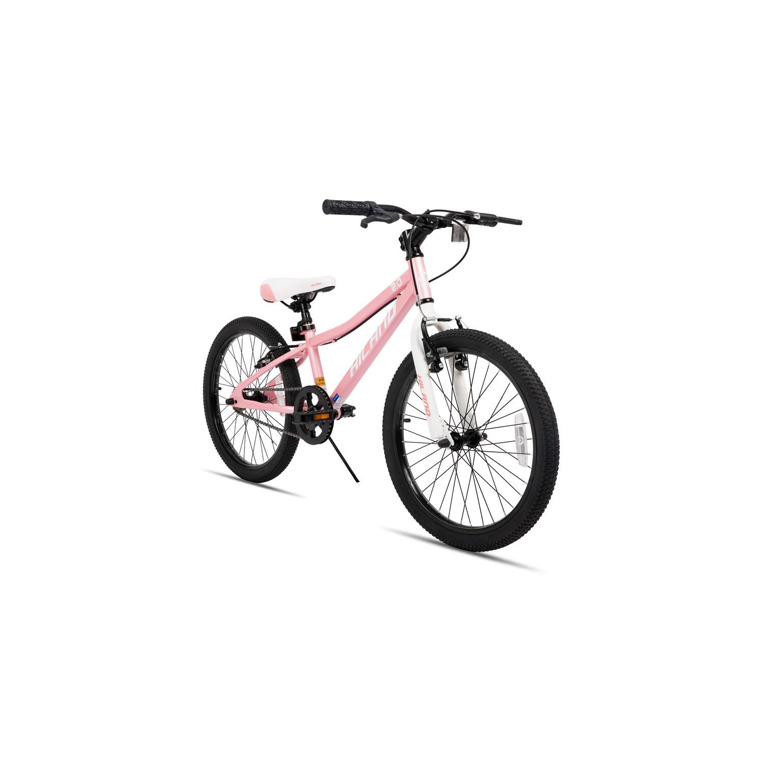 Vélo de montagne Hiland Climber pour enfants de 20&nbsp;po pour enfants de 7-10 à 7 ans, pour filles, rose