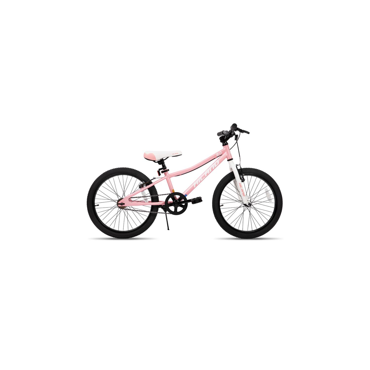 Vélo de montagne Hiland Climber pour enfants de 20&nbsp;po pour enfants de 7-10 à 7 ans, pour filles, rose