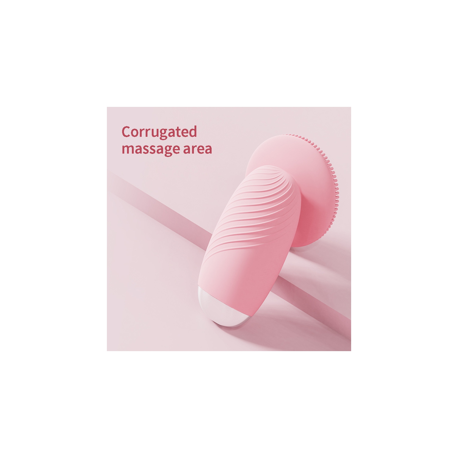 Brosse nettoyante pour le visage en silicone, brosse à récurer étanche rechargeable pour le visage, nettoyage en profondeur, exfoliation